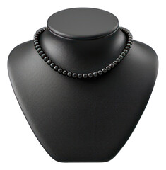 PNG Black blank stand for necklace accessories accessory jewelry.