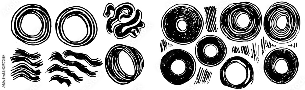 Poster hand drawn sketch texture with pen lines. cross or parallel hatch. black and white backgrounds. mode