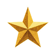 Obraz premium Gold star illustration transparent