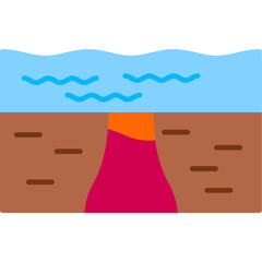 Mid-Ocean Ridge Icon