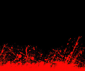 Red paint splash brush background