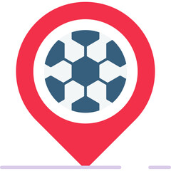 Obraz premium Stadium Map Icon