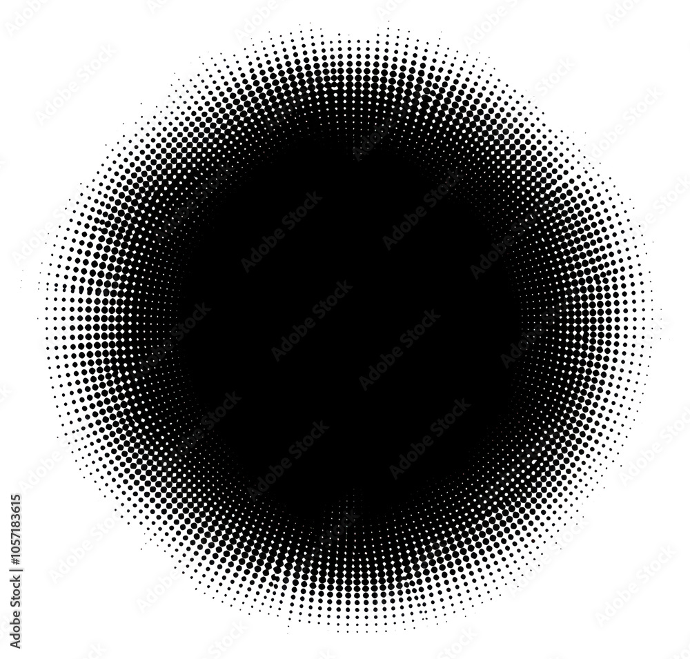 Poster png subtle halftone or noise effect background abstract circular.