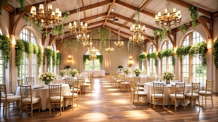 A Wedding Reception Venue in beach interior Design V10