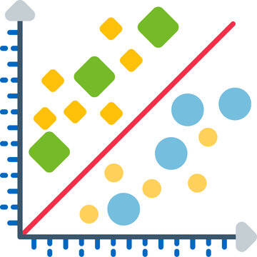 Support Vector Machine (SVM) Icon