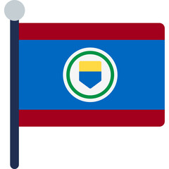 Belize Flag Icon