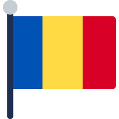 Chad Flag Icon