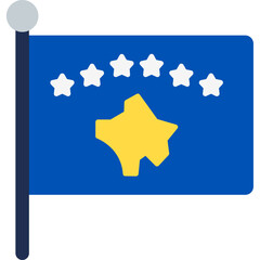 Kosovo Flag Icon