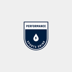 Sports drink label vector for product packaging design element. Best Electrolytes drink label vector for product design element and more.