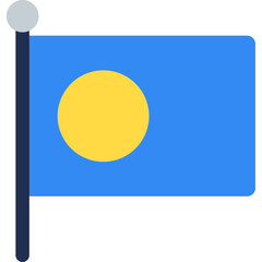 Palau Flag Icon