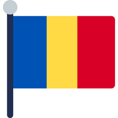 Romania Flag Icon