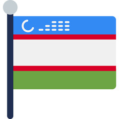 Uzbekistan Flag Icon