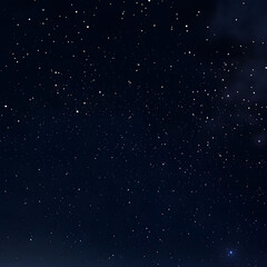 starry night sky. Generative AI