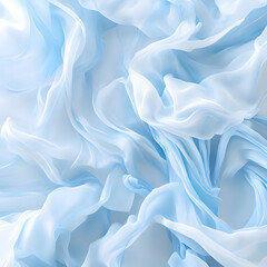 Fototapeta premium blue satin background. Generative AI