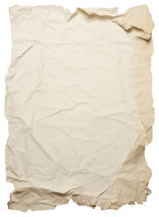PNG Old crumpled paper background wrinkled texture.