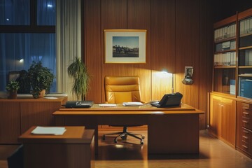 office scene, no people background,