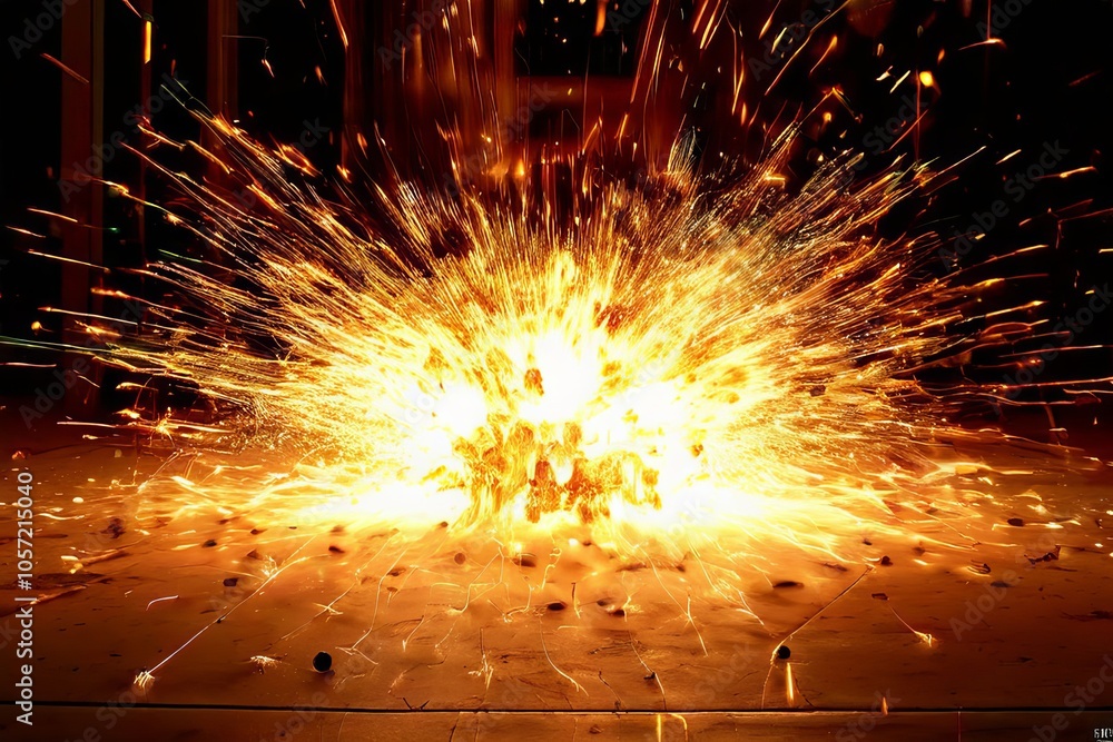 Poster code burst a bursting explosive matrix code effect