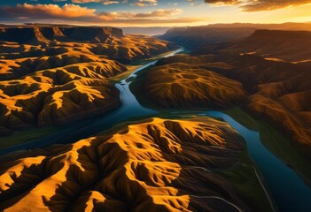 breathtaking aerial perspective showcasing stunning unique landform features vivid textures colors, view, landscape, topography, cliff, valley