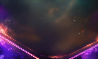 Obraz premium splash in the space