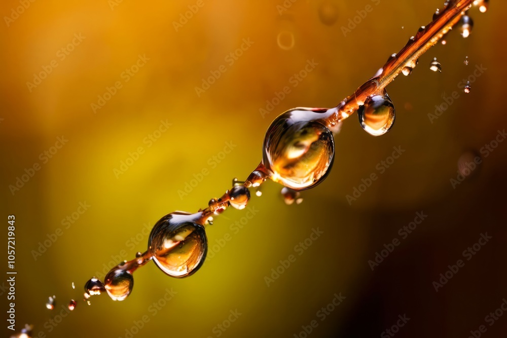 Poster droplets with varying levels of surface roughness some smooth so