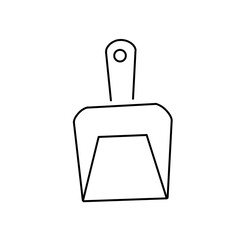 Cleaning kit outline icons set vector