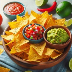 Nachos mit Guacamole