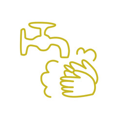 Cleaning Related Vector Line Icons