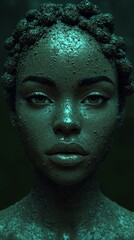 Artistic Portrait of a Black Woman