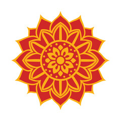 abstract spiritual symbol sun mandala