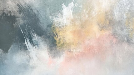 Fototapeta premium Muted color background with subtle pastel explosion, soft and calm hues blending into an abstract design