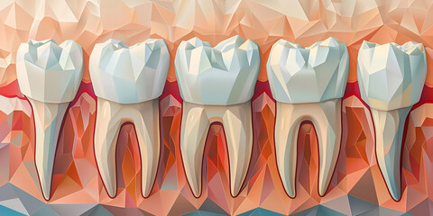Human Dental Evolution: Insights from Vector Illustrations of Teeth
