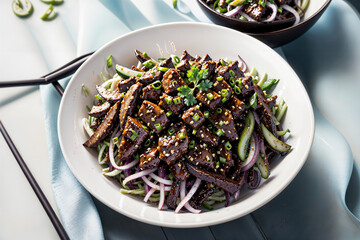  sesame eggplant salad