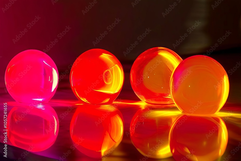 Poster moving colored gels in front of light source dynamic colors