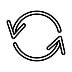 Rotate line icon