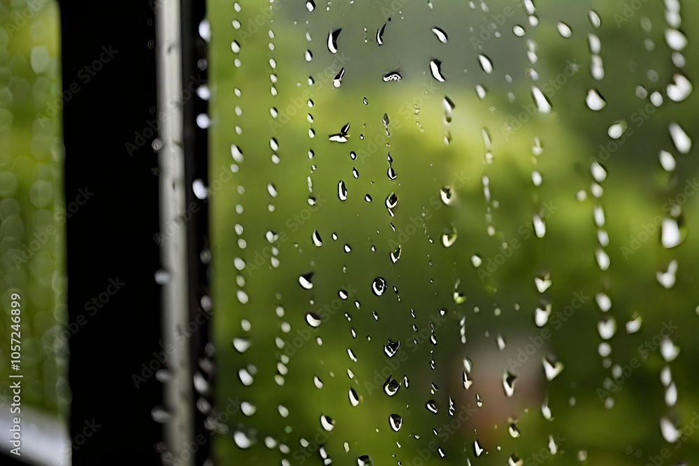 Poster raindrop patterns the patterns of raindrops on a window resemble
