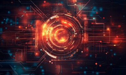 Ultra futurist tech abstract background.