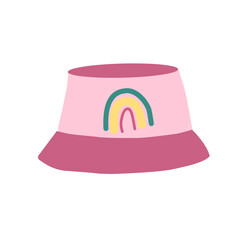 Set of colorful bucket hats