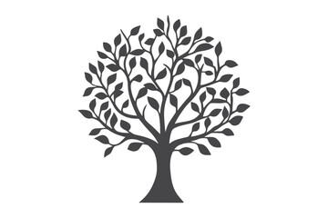 Obraz premium paper-cut Tree wall decor SVG cut file