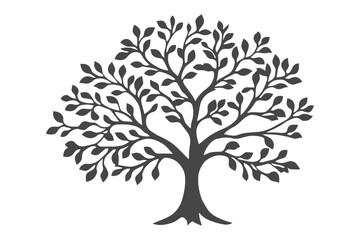 paper-cut Tree wall decor SVG cut file