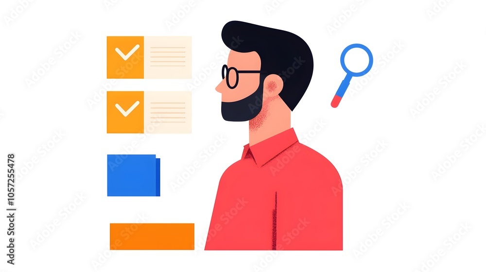 Poster Flat Design Pastel Colored Icons Representing the Concept of Risk Management Project Management and Assessment Processes  Editable Stroke and Pixel Perfect Graphics