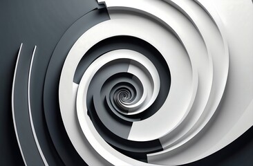 Fototapeta premium 3d render of a briken spiral.