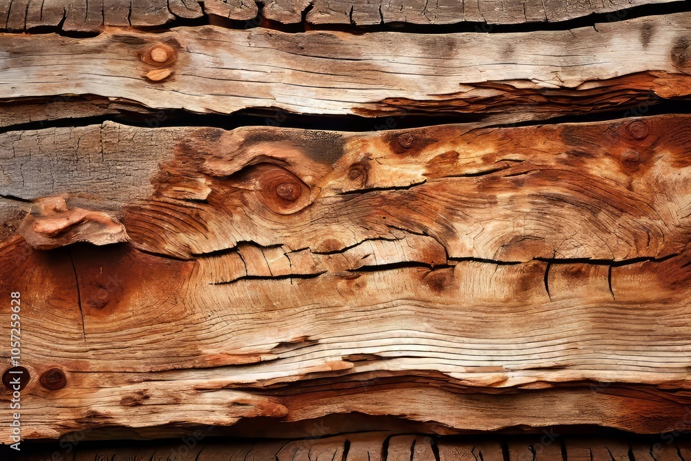 Poster tree bark texture pieces of bark used to create a textured tree