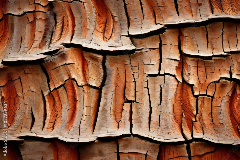 Poster tree bark patterns the patterns on tree bark resemble a stylized