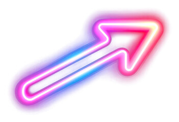 PNG Arrow neon electric glowing.