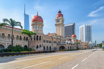 The Sultan Abdul Samad Building and Jalan Raja, Kuala Lumpur