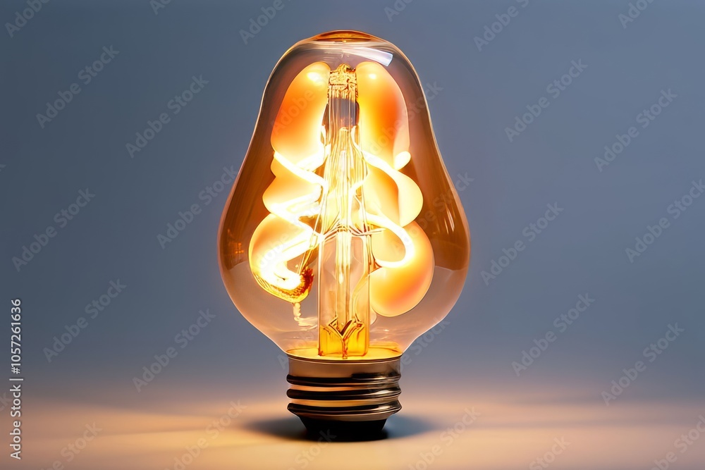 Poster variant smart light bulb in a br shape