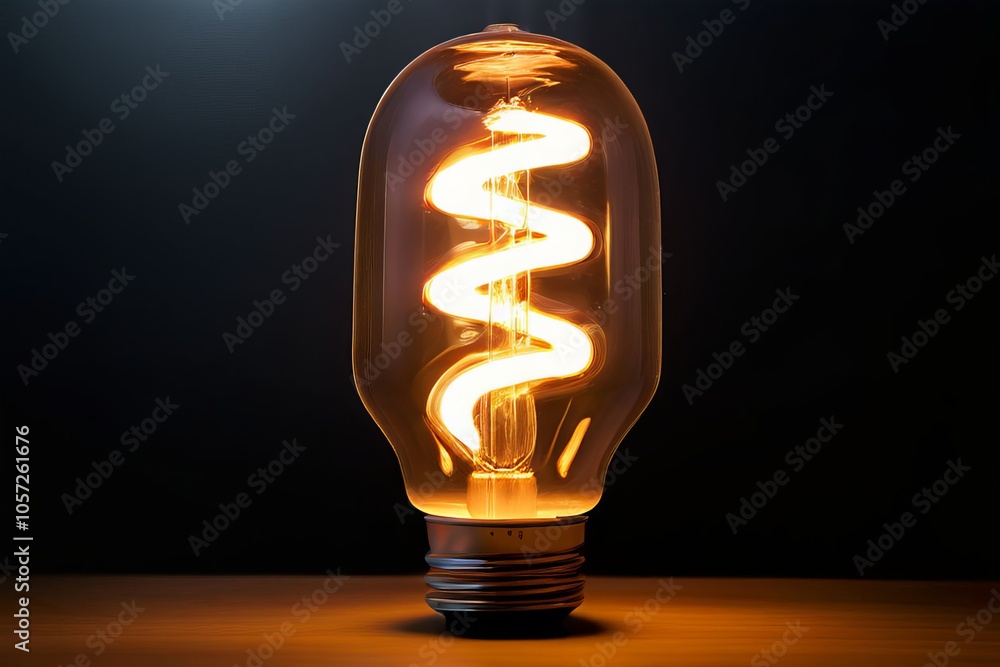 Poster variant smart light bulb in a standard a shape
