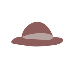 Cartoon headwear illustration vector