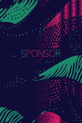 Sports jersey and background Design