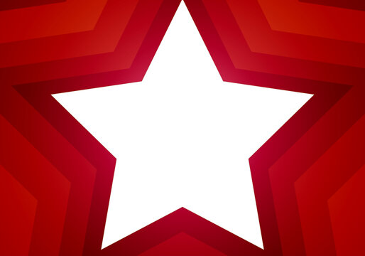 Fondo de estrellas escalonadas sim&eacute;tricas con estrella central blanca. Plantilla de fondo estrellado